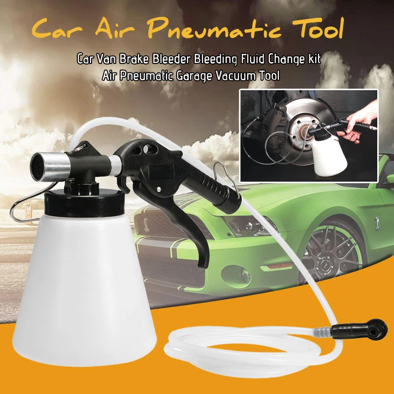 

Car Van Brake Bleeder Bleeding Fluid Change Kit Air Pneumatic Garage Vacuum Tool