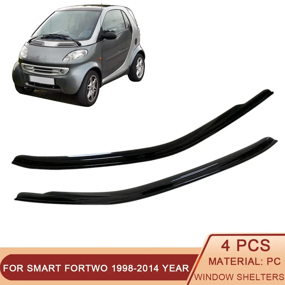 Козырёк для боковых окон автомобиля Smart Fortwo 450 451 1998-2014