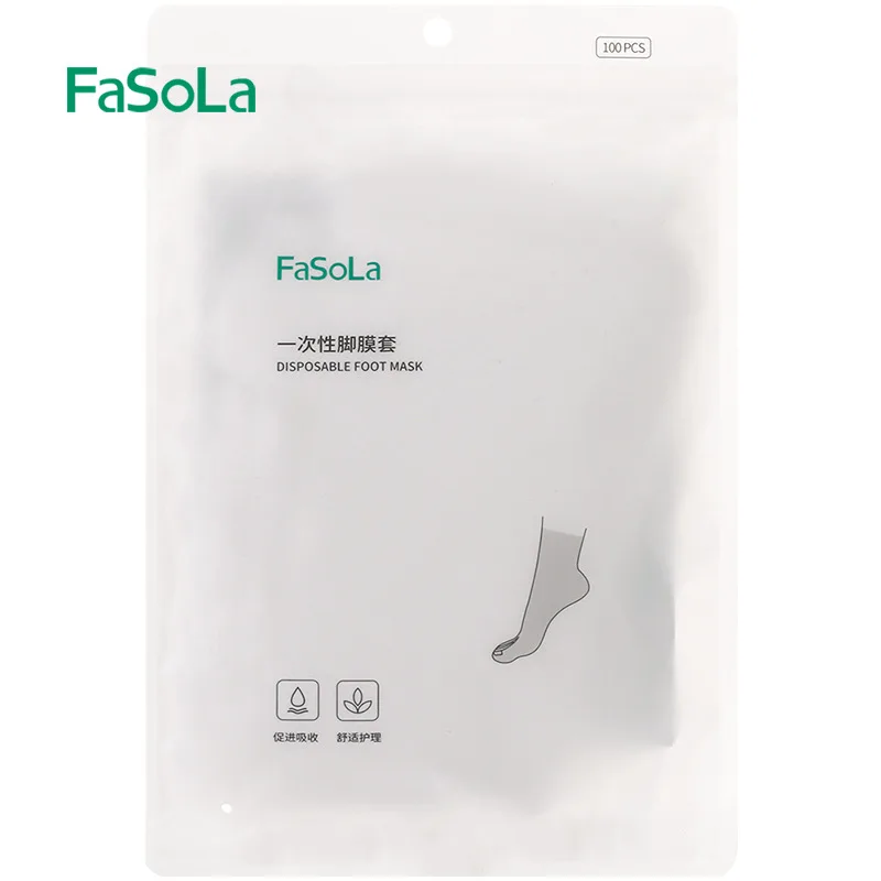 Японские одноразовые чехлы для ног из полиэтилена повышенной плотности 100 шт.