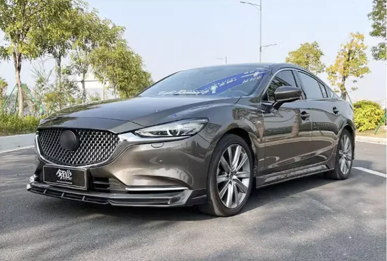 Для Mazda 6 Atenza 2020 2021 2022 2023 Высокое качество ABS яркий черный бампер передняя губа