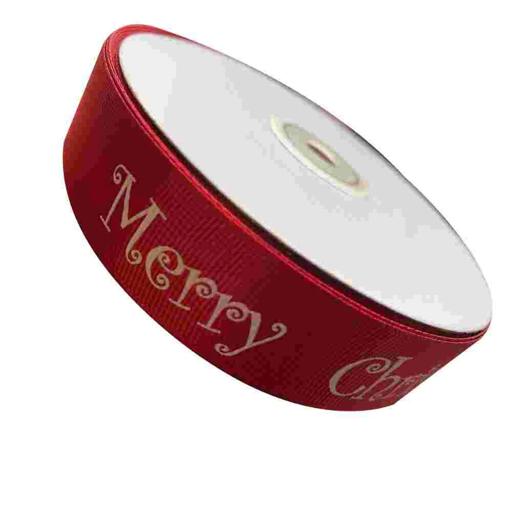 

1 PC Christmas Ribbon Textured 50 Reusable Trim Ribbon Streamer Riband for DIY Craft Clothes