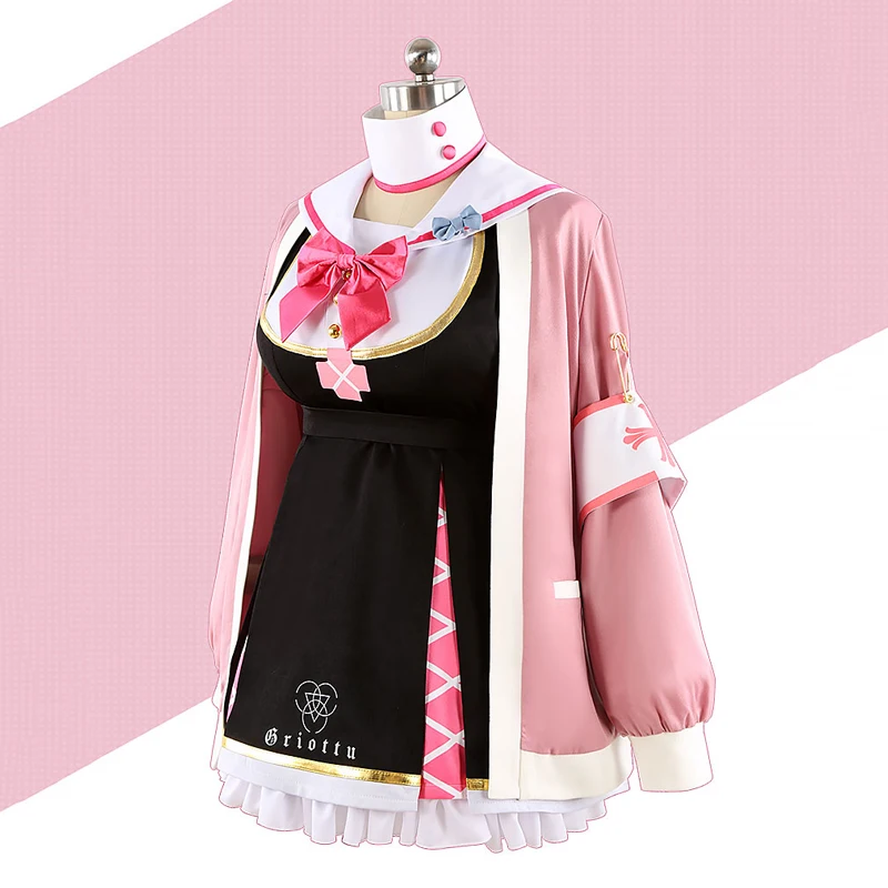 Asagao Hanae Косплей Игра Синий Архив Милая униформа медсестры Плиссированная юбка