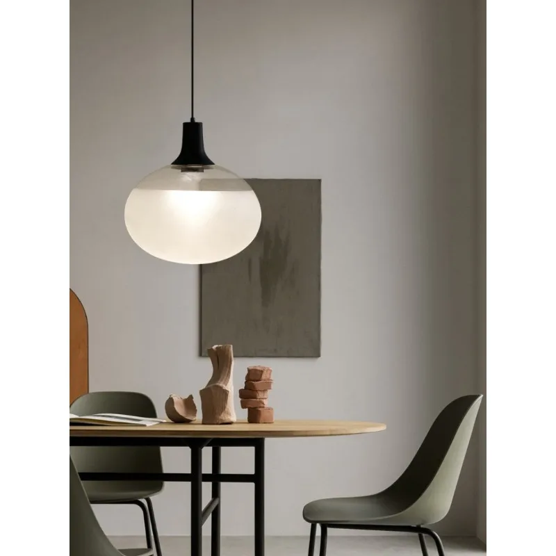 

Pendant Lamp Led Art Chandelier Light Room Decor Nordic Modern Creative Dining Kitchen Bedroom Bar Glass Ball Decorate Hanging