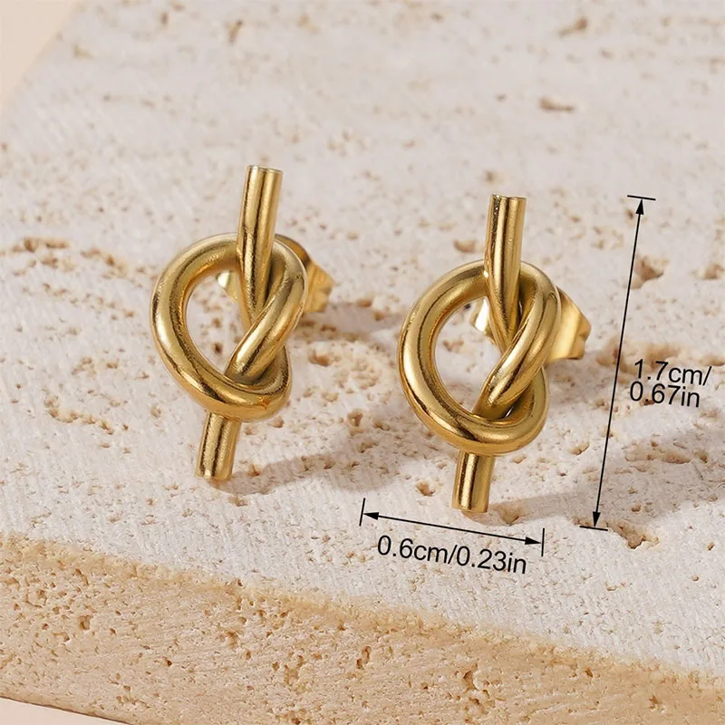 Женские серьги-гвоздики из нержавеющей стали PANGJERY