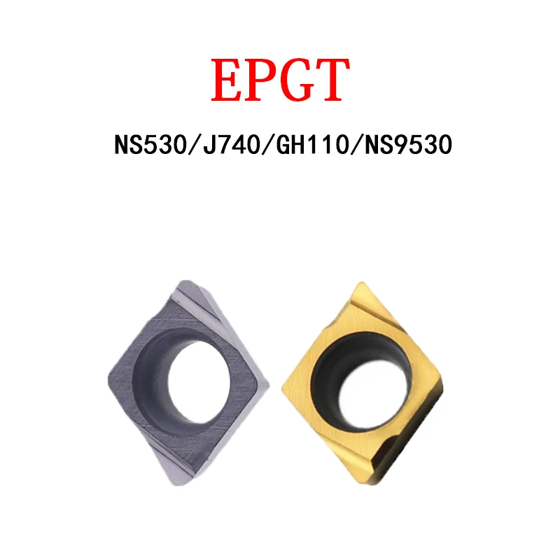 EPGT040101L EPGT040102L W08 NS530 J08 J740 EPGT 040101 040102 Inserts 10PCS Original For Lathe Turning Tool Holder Metal Cutter