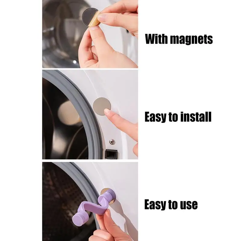 Магнитная шайба для дверей гибкий держатель стиральной машины 3 шт. с фронтальной