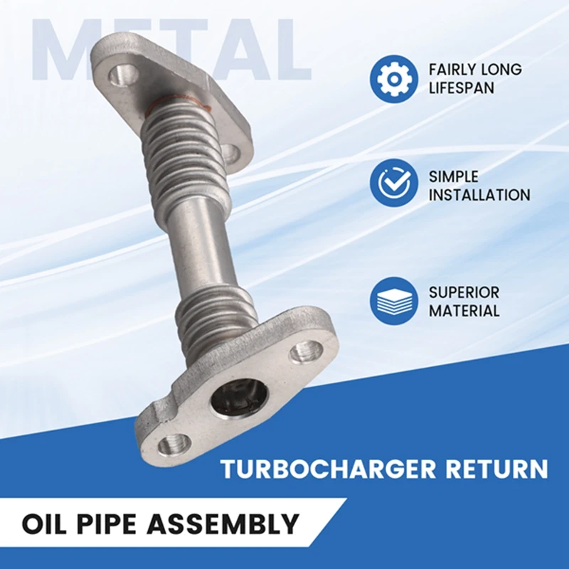 Turbocharger Oil Return Line Assembly LR025518 For Land Rover Range Evoque 2012-2018 Hose