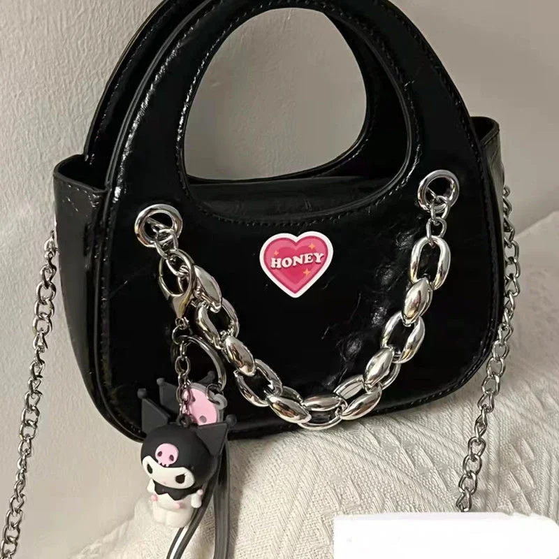 

Handbags For Women 2022 Designer Luxury Small Shoulder Sling Bag Women's Chain Niche Design Y2K Goth Techwear Gothic Crossbody