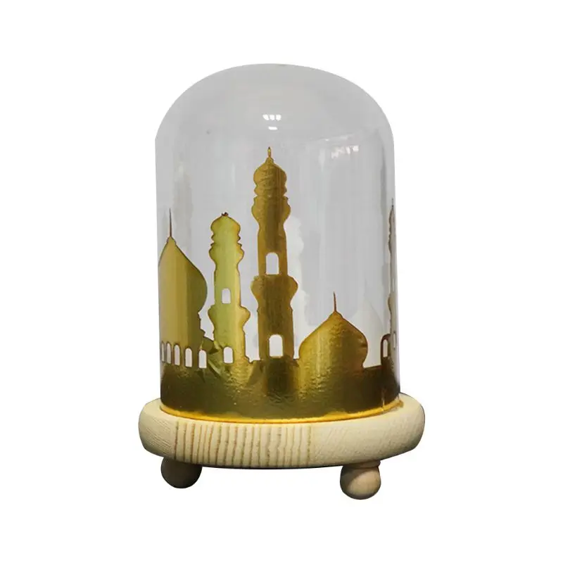 

Creative EID Mubarak LED Night Light Ramadan Table Desk Lamp Muslim Party Decor