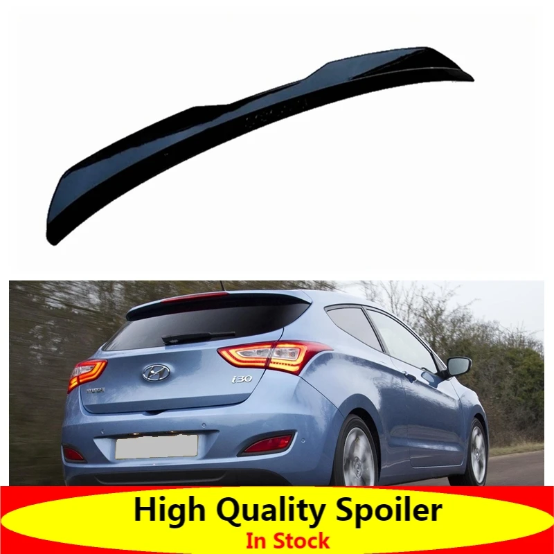 Задний спойлер на крышу для Hyundai I30 2017 2018 2019 2020 блеск спойлера черные аксессуары
