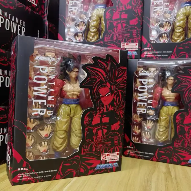 Фото 22 см Demoniacal Fit Dragon Ball Z Goku Ssj4 Фигурка Shf Super Saiyan 4 Untamed Power Goku Фигурка Игрушки Подарки на день рождения №2