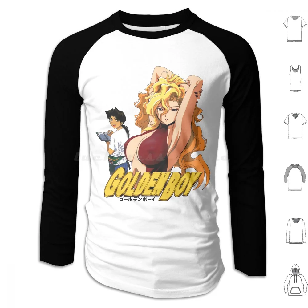 

Golden Boy Hoodie cotton Long Sleeve Golden Boy Retro Anime 90S Anime Retro Vintage Vintage Anime Japan Manga Anime