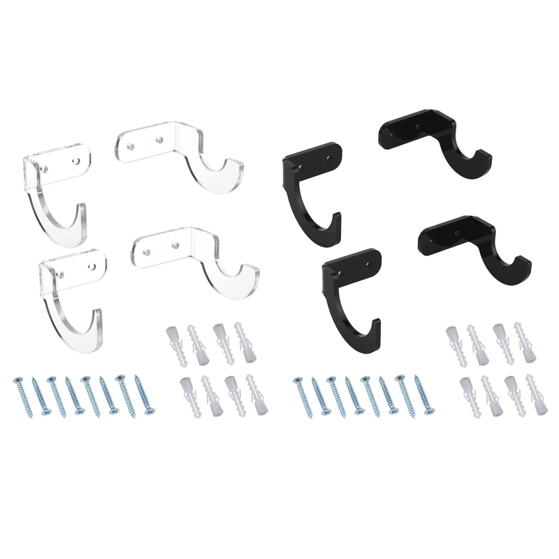 

4 шт. горизонтальная вешалка для бейсбольной биты, подарок для фанатов бейсбола