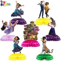 disney encanto birthday party decoration honeycomb paper fan ornament ball toys set