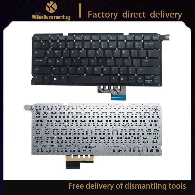 Новая черная клавиатура Siakoocty для DELL Vostro 5460 5470 5480 V5460 V5470 V5480 US