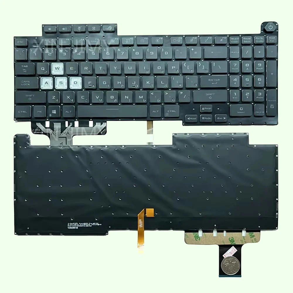 Фото Новая клавиатура для ASUS ROG Stirx G17 G713Q G733 RGB с подсветкой Ru русская раскладка №2