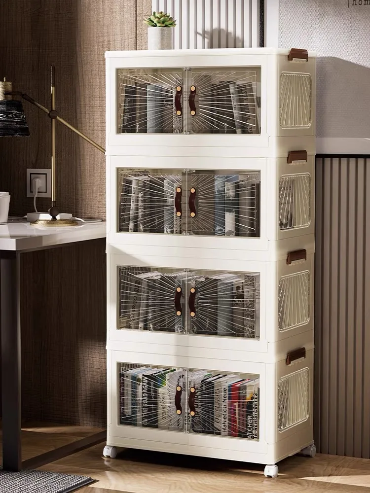 Ящики для хранения с двумя дверцами прозрачный органайзер планшетов складная