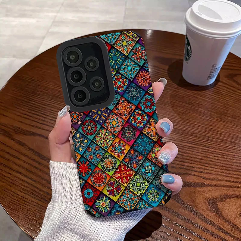 Женский чехол с цветочным принтом A52 для Samsung A13 A12 A23 A50 A20 A30 S A32 A51 A71 A21S A22S A22 A72 M32 M22