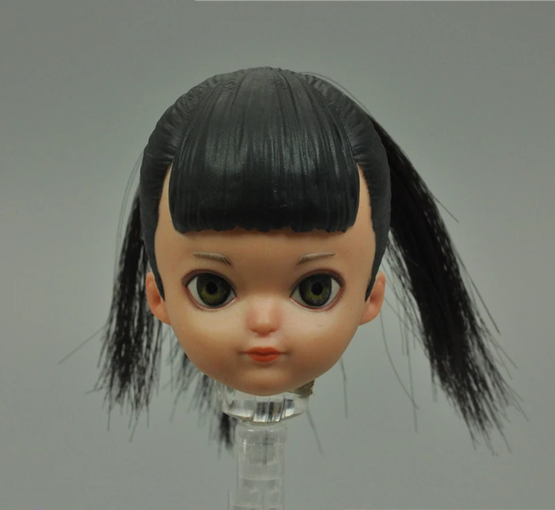 

1/6 World Box Lakor Baby 011 Kyudo Girl Realistic Head Sculpture Carving Long Hair Model For 12inch Action Figure Collectable
