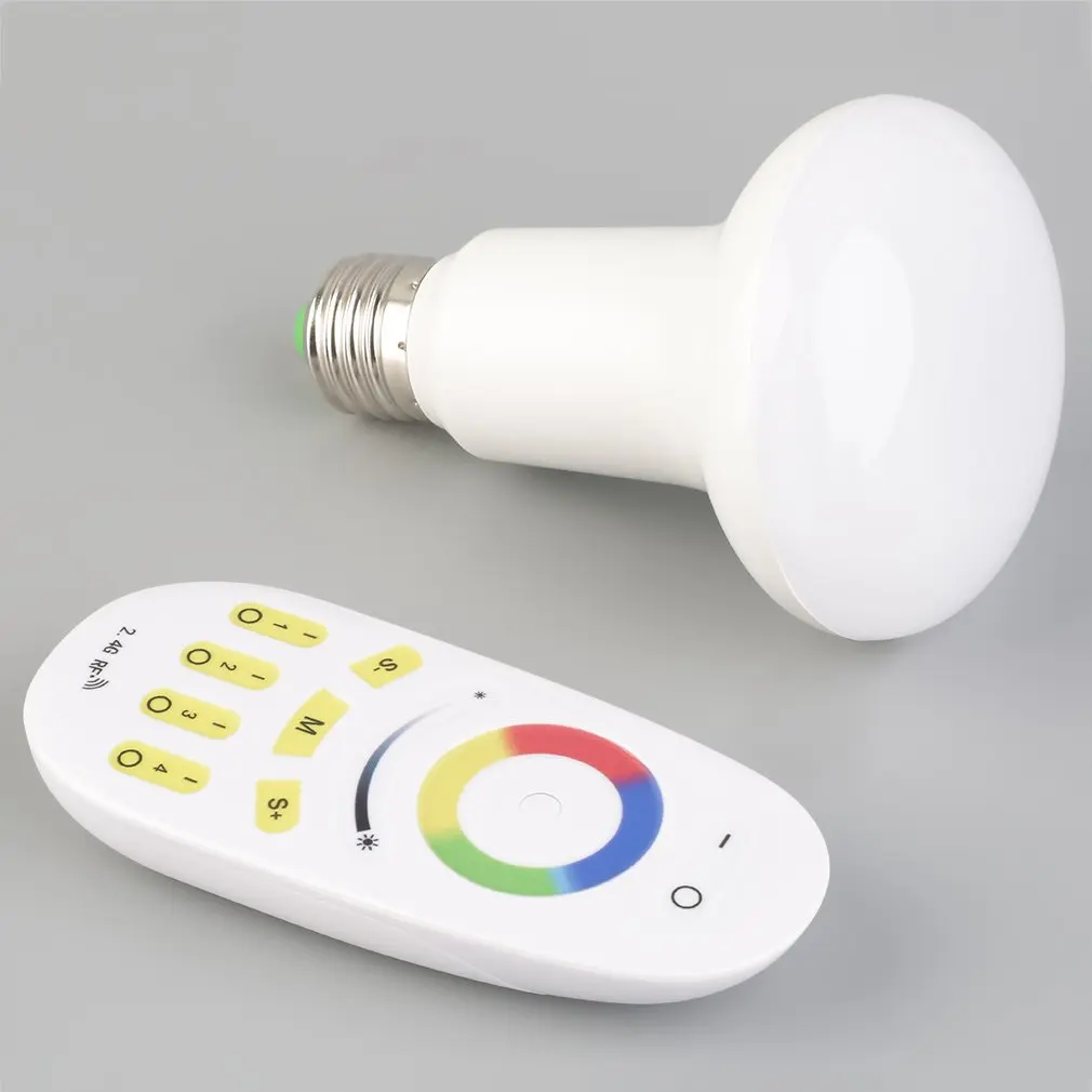 

Portable 2.4G Wifi Night Light Remote Controll Led Bulb Home Light Accessories Rgbw Lamp Color Changing 6W 9W E27