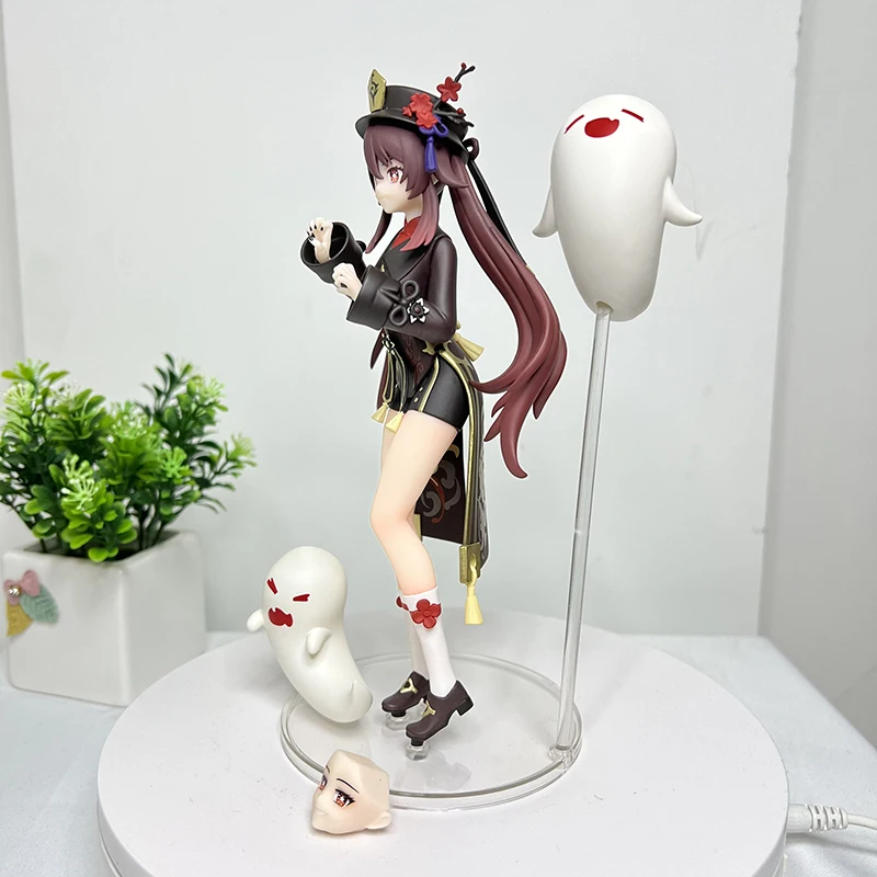18cm Genshin Impact Hu Tao Anime Figure Klee Hibana Knight Action Paimon Figurine Doll Toys |
