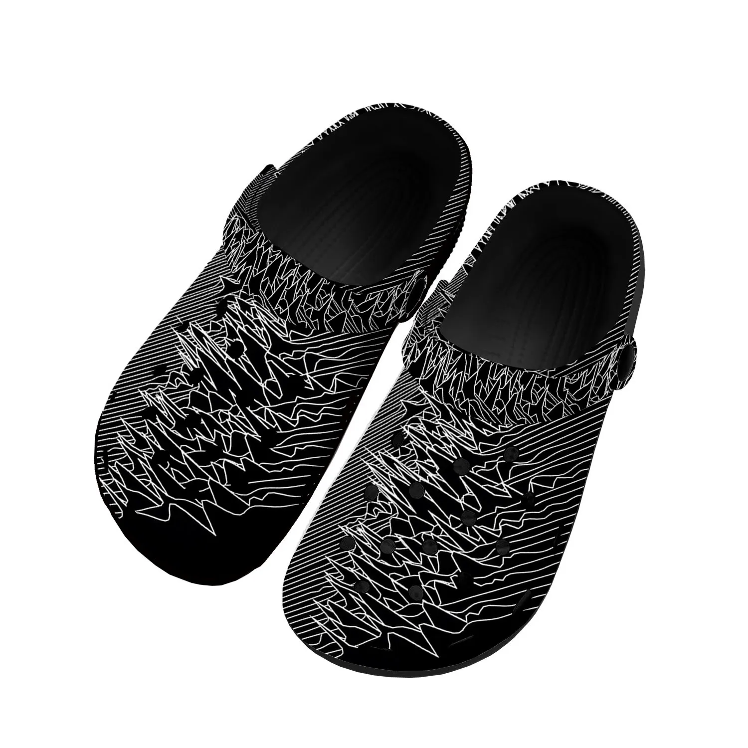 

Joy Division Rock Band Home Clogs Custom Water Shoes Mens Womens Teenager Shoe Garden Clog Breathable Beach Hole Slippers Black