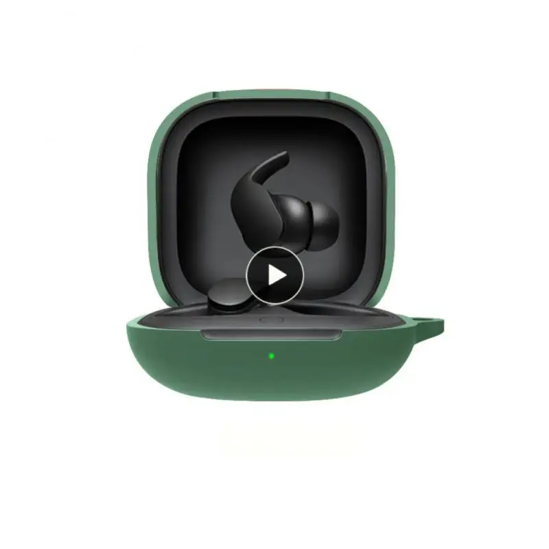 

Silicone Cover Case Shockproof Dust-proof Shockproof Earphone Protective Cover With Hook For Beats Fit Headphones Anti-fall