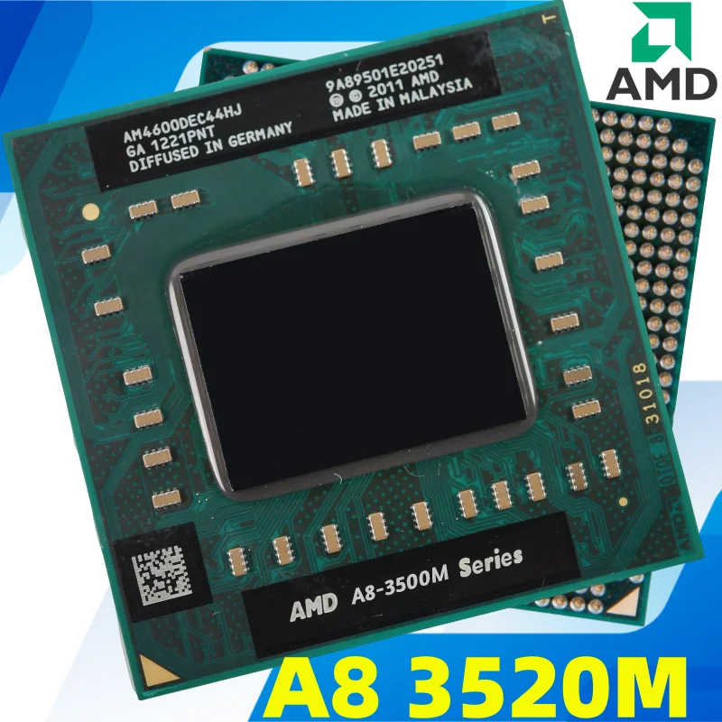 

Процессор для ноутбука AMD, 1,6 ГГц/4 Мб/4 ядра/процессор Socket FS1