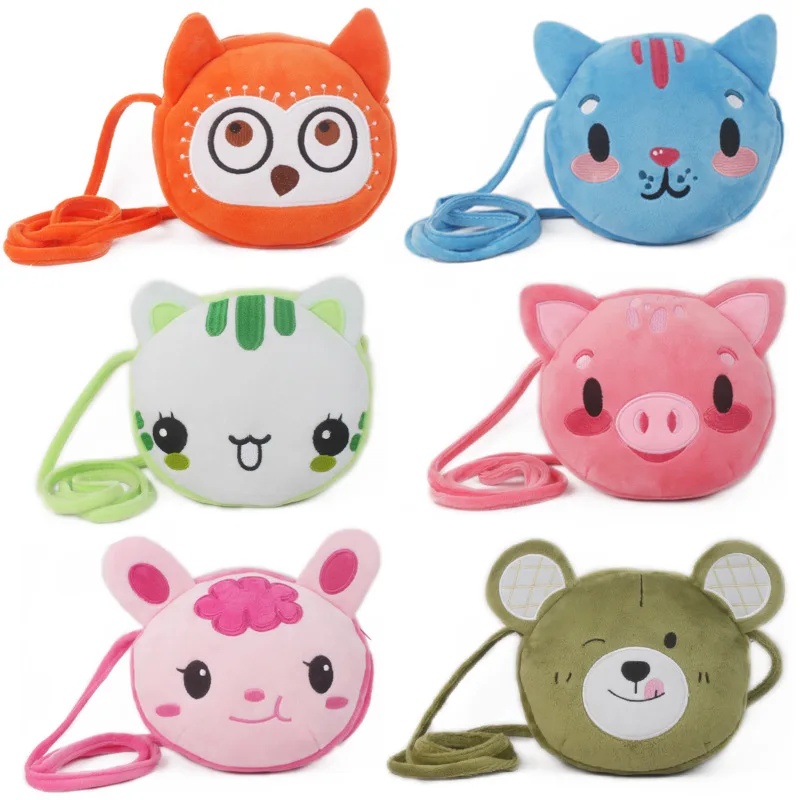 

New Cute Crossbody Bag Children's Satchel Shoulder Bags For Girls Messenger Animal Print Micro Cartoon Bag Luxury Handbags Cross
