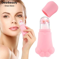 skin care beauty cold massage roller lifting contouring tool ice face massager reusable silicone ice cube trays facial massager