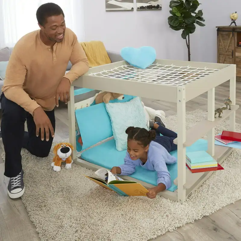 

Wood Furniture & Dream Nap Nook, Indoor Tent Playhouse for Kids