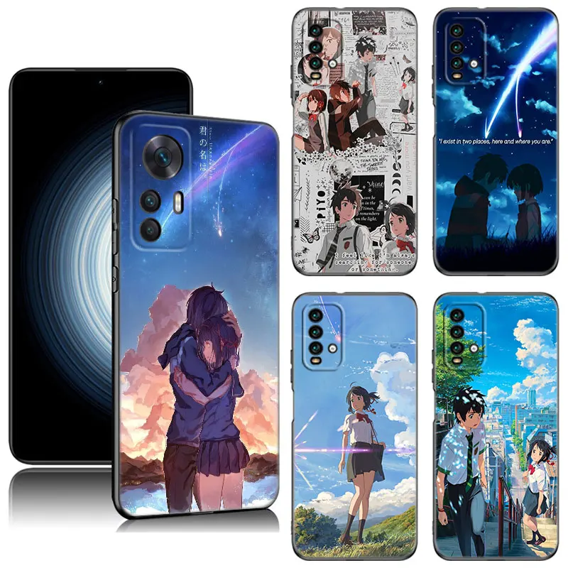 

Anime Your Name Phone Case For Xiaomi Redmi K40 K50 Gaming Note 5 6 K20 K60 Pro 7A 8A 9A 9C 9i 9T 10A 10C A1 A2 Silicone Cover