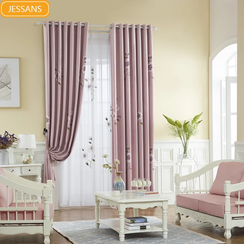 Новые китасветильник шные фланелевые затемняющие шторы ручной росписи с цветами