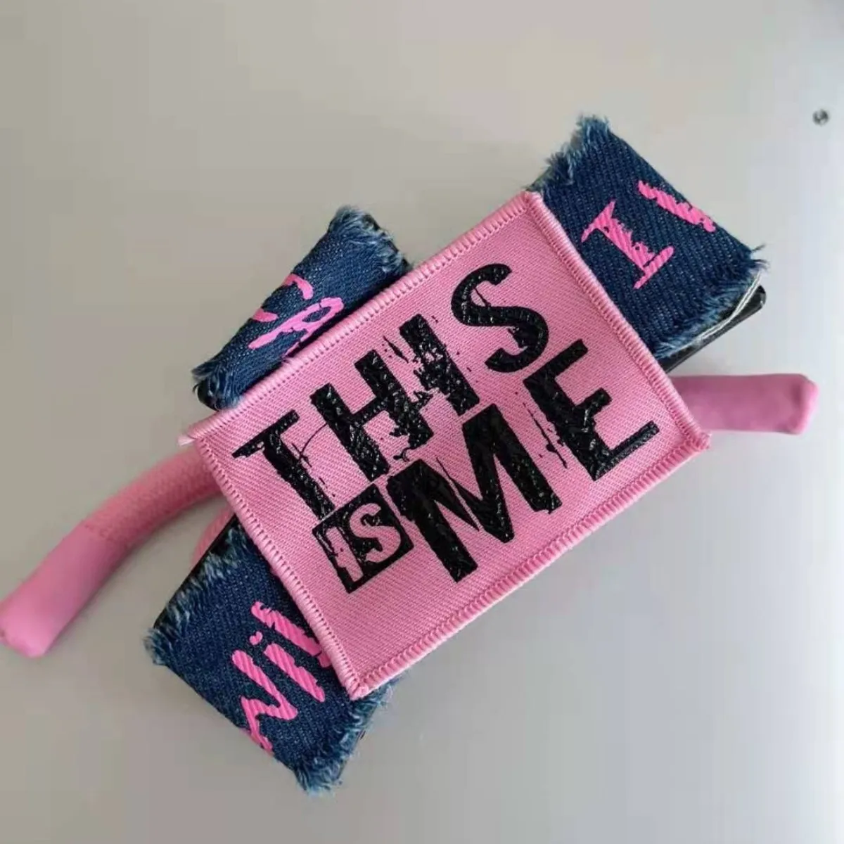 Женская заколка для волос в Корейском стиле голубая джинсовая Заколка-краб с