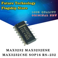 new original 10pcs max3232 max3232ese max3232cse sop16 rs 232