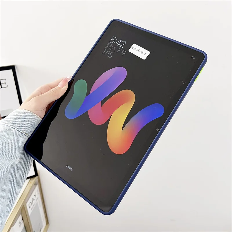 Для Xiaomi Pad 6S Pro чехол 12 4 дюйма 2024 для планшета ПК + ТПУ противоударная задняя крышка