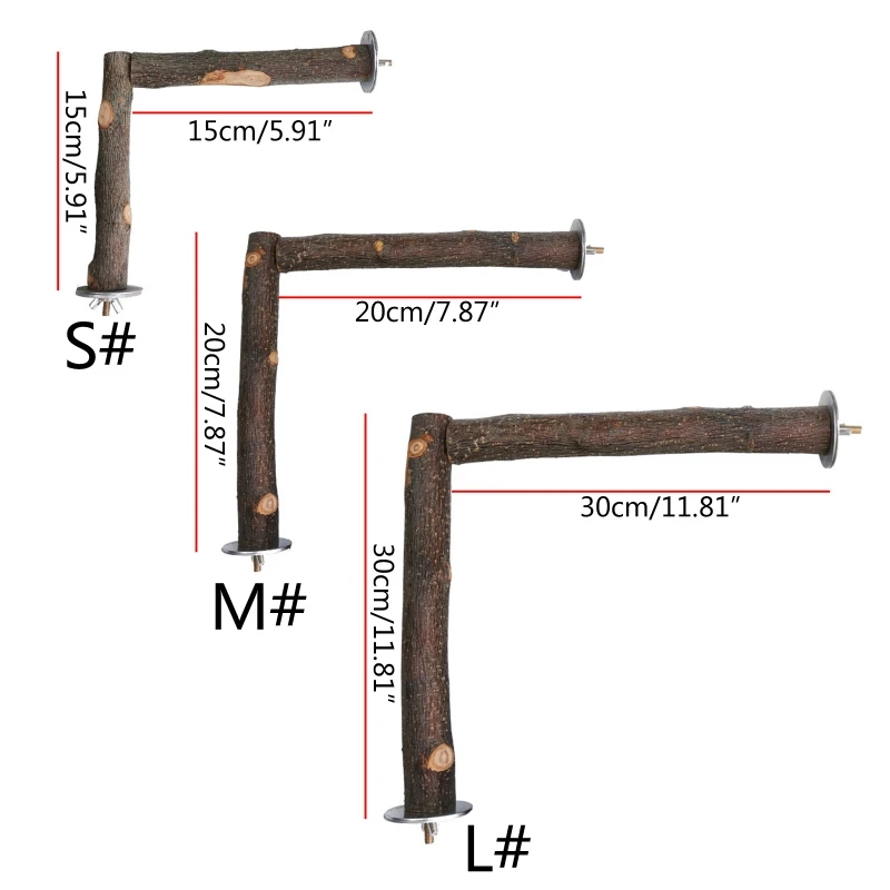 

Подставка для птиц, окунь, натуральная древесина