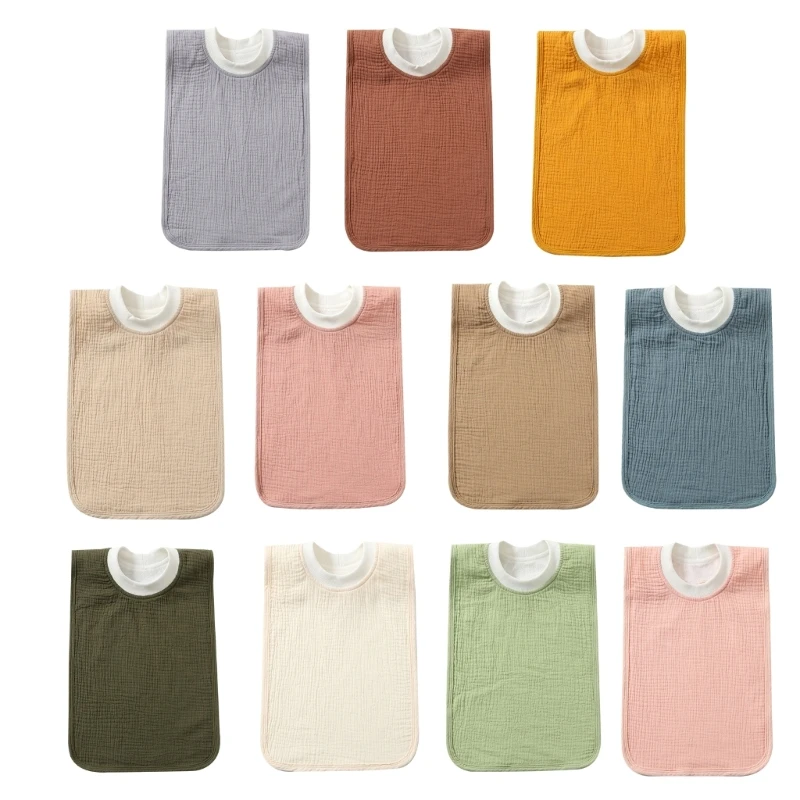 

High-absorbent Saliva Towel Newborn Burp Cloths Neck Scarf Boy Girls Feeding Bib