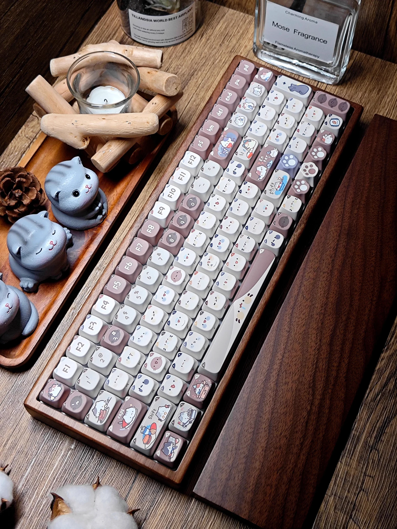 Колпачки для механических клавиш 140 клавиши милые аниме коты мокко профиль Мао