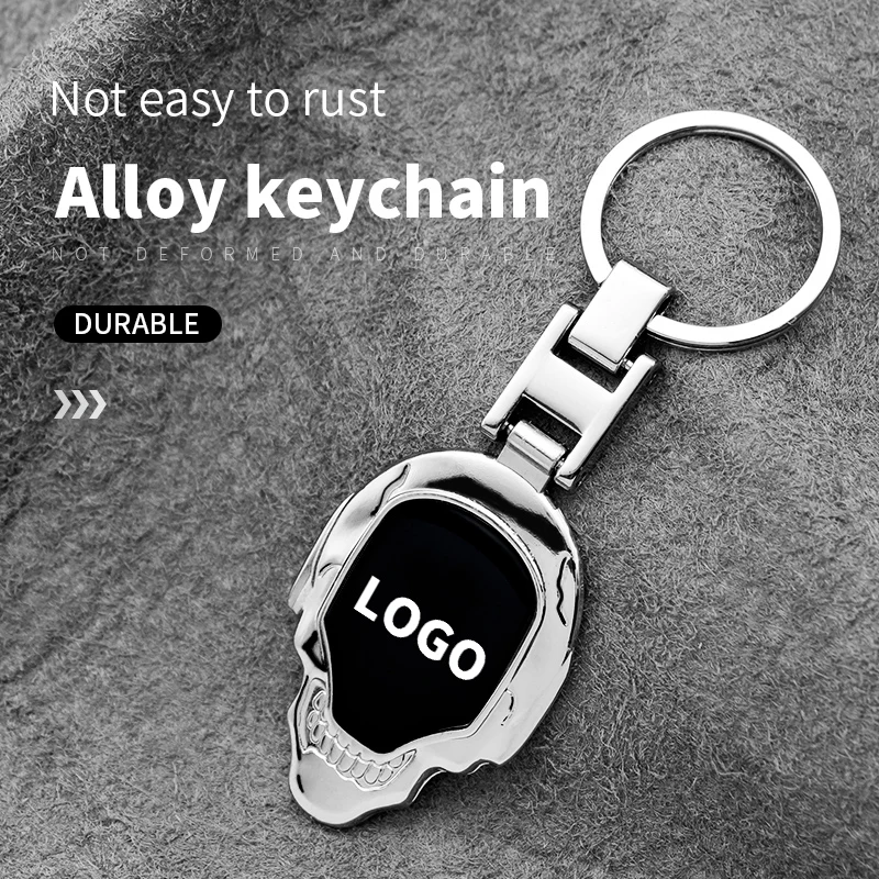 

1 Pcs Car Accessories Keychain Keyring Metal Key Chain Ring Emblem Holder For Seat BMW Honda Jeep Dodge Toyota Volkswagen Subaru
