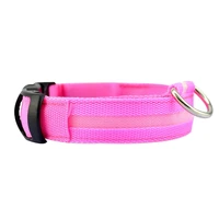 led pet dog collar flashing glow dog leash neck belt collars pet fluorescent cat neck belt rope cord