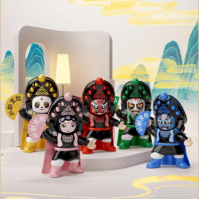 Забавные креативные детские характеристики сычуанская кукла с изображением