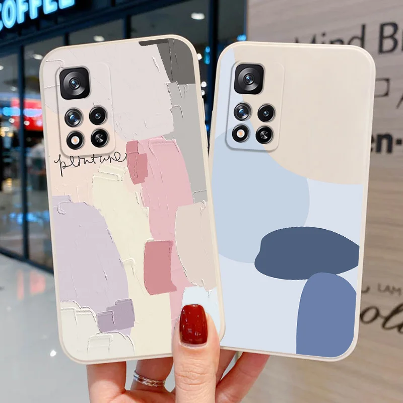 

Case for Xiaomi Redmi Note 11 Pro Case Redmi Note 10 Pro10S 9 9S 8 TPU Funda Redmi 10 9A 9C 9T Poco X3 Pro F3 M4 Painted Cover