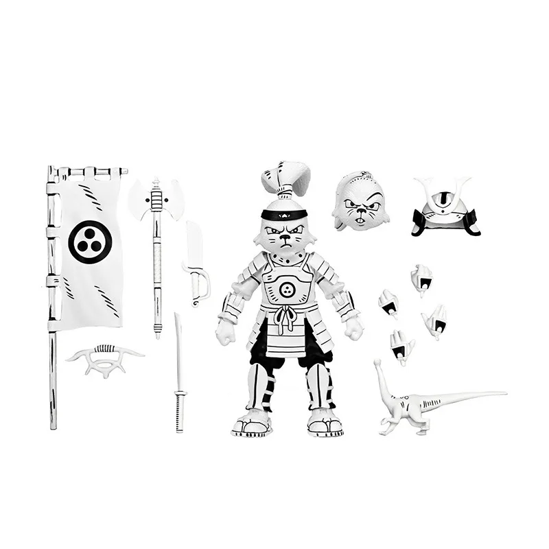 Коллекционная фигурка NECA Усаги Йоджимбо, черно-белая версия из комиксов, 7 дюймов, самурай-кролик, с подвижными суставами, модель WY (art.: 3920dca0683bf) - 3920dca0683bf