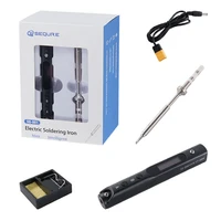 lightweight design sequre sq 001 electric soldering iron mini smart portable 65w dc 12 24v diy repair tools