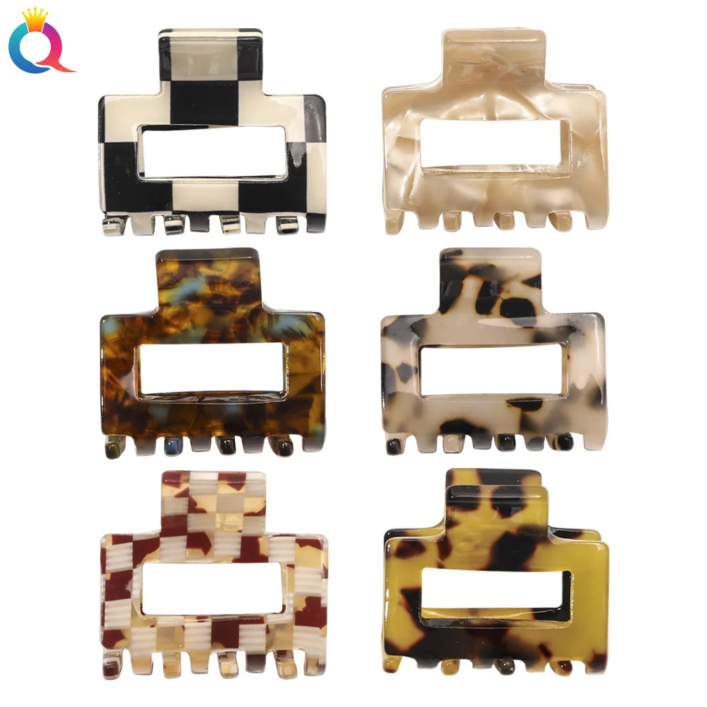 

Korea Acetate Block Hair Claw Clip Grab Back Head Ponytail Hair Shark Hair Accessories for Women Hair Clip Claw Clamp