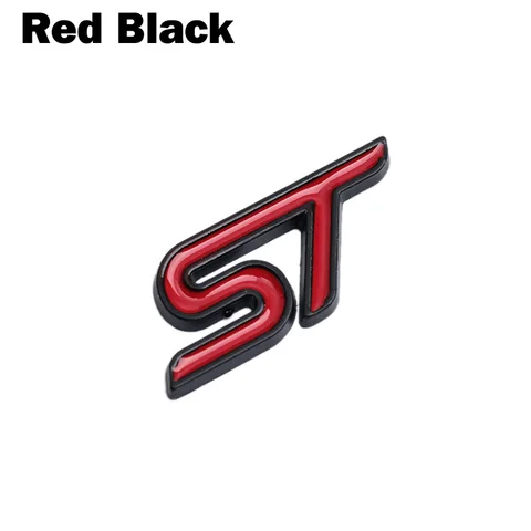 OTOKIT 1 шт. металлический Стайлинг красный синий черный ST хром автомобильная эмблема Авто Наклейка 3D наклейка эмблема для Ford Focus ST Mondeo