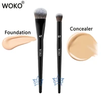 pro 47 foundation blending brush angle foundation brush 57 concealer brush professional cream concealer blending makeup tool