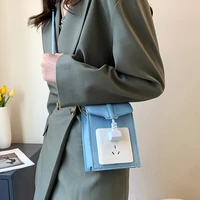 new fashion retro personality socket design ladies one shoulder messenger bag for mobile phone cosmetics change storage