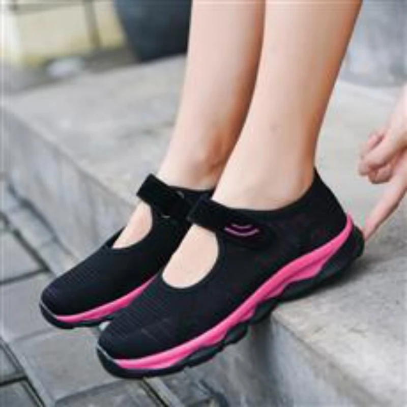 

Ladies Boat Shoes Mesh Breathable Casual Shoes 2022 Summer Fashion Women Flat Platform Shoes Breathable Mesh Casual Sneakers